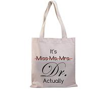 PLITI Dottorato di laurea regalo di dottorato di dottorato di laurea regalo di dottorato regalo di laurea è Miss Mrs Ms Dr Actually Tote Bag, It Dr Actually Tg, Medium