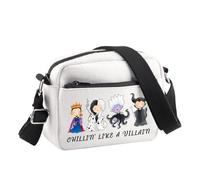 PLITI Evil Queen Gift Maleficent Borsa a tracolla Chillin' Like a Villain Gift Descendants Fan Gift Evil Group Borsa a tracolla, Come il cattivo Cbu, 24.5*8*18 cm