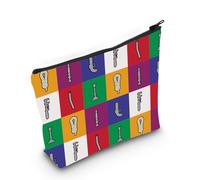PLITI Indizio Film Tema Regalo Omicidio Mistero Regalo Commedia Film Citazione Regalo Divertente Indizio Armi True Crime Junkie Zipper Pouch, Sei Armi Indizio Bagu, alla moda