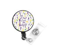 PLITI Lost Princess Gift Princess Sun Gift Chameleon Gifts and at Last I See The Light Fairy Tale Badge Reel per infermiere medico (vedi badge leggero)