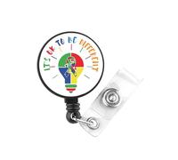 PLITI Nastro per la consapevolezza dell'autismo, regalo per la sindrome di Asperger, regalo per infermiere e dottori (be different badgeU)