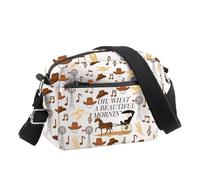 PLITI Oklahoma Musical Inspired Gift Oh What A Beautiful Mornin' Crossbody Bag Oklahoma Musical Fan Gift Musical Amante Regali, Bella Mornin Cbu, 24.5*8*18 cm