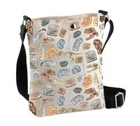 PLITI Paleontologia Regali Amante Dinosauro Regali Futuro Paleontologo Borsa Fossil Hunter Regalo Storia Grande Borsa a Tracolla, Dino Skull Cbagu, 8×7.5×1.8inches