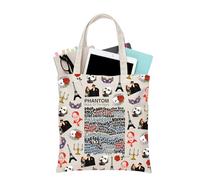 PLITI Phantom Tote Bag Opera Lover Gifts Phantom Music Of The Night Musical Inspired Gift Broadway Musical Theater Fans Gift, Fantasma Tgu, medium
