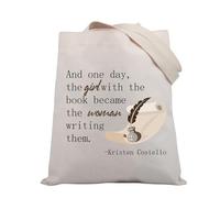 PLITI Scrittore Regali Per Le Donne Scrittura Creativa Regali Futuro Autore Regalo Novelist Regalo Letterario Divertente Scrittore Tote Bag, Libro di scrittura Tgu, medium