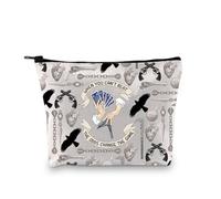 PLITI Six Crows Gift Crow Club Fans Gift When You Can't Beat The Odds Change The Game Zipper Pouch per Bookish Book Lover, Battere le probabilità Bagu, alla moda