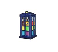 PLITI Spilla a forma di scatola della polizia ispirata al Dr TV Show per i fan del cinema Rose Tyler e Rory Williams, regalo per i fan del film Who TV Show Merchandise, Medio, Acciaio inossidabile
