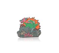 PLITI Spilla smaltata a forma di rana, regalo per amanti delle rane, regalo per amanti degli animali, regalo per amanti degli animali, regalo ispirato al film Muppet, Medio, Acciaio inossidabile