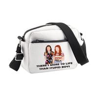 PLITI Stranger Merchandise Borsa a tracolla There's More To Life Than Stupid Boys Mike Steve Eleven Dustin Max Lucas Will Gift, Stupido Ragazzi Cbu, 24.5*8*18 cm