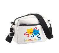 PLITI Teatro Crossbody Borse Per Attori Attrice Regalo Commedia Tragedia Maschera Regalo Teatro Dramma Regalo Dramma Mamma Messenger bag, Dramma Mamma Cbu, 24.5*8*18 cm