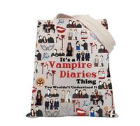 PLITI Vampire Tote Bag Vampire TV Show Fans Gift It's A Vampire Thing You Wouldn't Understand It TVD Merchandise, Vampire Thing Tgu, medium