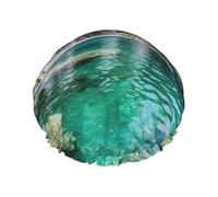 Plitvice Laghi Parco Nazionale Cuffie da Doccia Donne Riutilizzabile Grande Cuffia da Doccia Uomini Quickdry Cura Capelli Lunghi Brevi Bambini Bagno