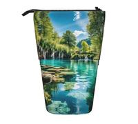 Plitvice Laghi Parco Nazionale Verticale Retrattile Astuccio Cancelleria Box Adult Office Organizer Box