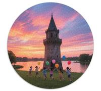 Plitvice Lakes National Park 1000 Pezzi Jigsaw Puzzle Adulti Round Jigsaw Puzzle Idea Regalo Per Famiglia Per Adulti E Bambini Stampa Di Alta Qualità 1000pcs (67.5x67.5cm)