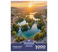 Plitvice Lakes National Park 1000 Pezzi Puzzle Romantico Regalo Building Per Adulti E Bambini Dai 14 Qualità Premium Sfide Extra Divertenti Intrattenimento Creativo 70x50cm/1000pcs
