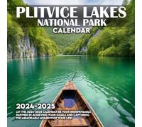 Plitvice Lakes National Park Calendar 2024 2025: 16 Months of The Animal from Sep 2024 to Dec 2025,Square 8.5 x 8.5 Inches Gift For Organizing & Planning