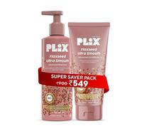 PLIX - THE PLANT FIX Shampoo avanzato ultra liscio ai semi di lino senza para...