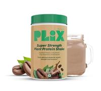 PLIX - THE PLANT FIX Strength Vegan Plant Protein Powder - 1 KG (Cafe Moka)