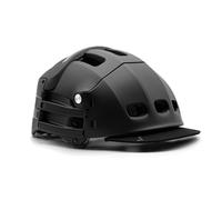 Plixi, casco pieghevole per bicicletta, monopattino elettrico, giroroue, skateboard, pattinaggio, VAE, norma CE EN1078, stessa protezione di un casco classico, volume diviso per 3 (Satin Black, L/XL