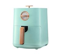 PLJKIHED Forno Combinato per frittura ad Aria da 5 QT, con cestelli per frittura indipendenti, Cottura, Riscaldamento, Risparmio di Spazio e Basso Rumore, 1200 W/Blu Stabilize