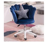 PLJKIHED Sedia da computer, Sedia da Ufficio Moderna per la casa, Comoda Sedia Imbottita con Accento Floreale per Soggiorno Studio, Camera da Letto, Dress Room (Colore : Giallo) Stabilize