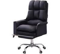 PLJKIHED Sedie direzionali, Sedia per computer Sedia Girevole Ufficio Comoda Sedia da Gioco reclinabile Sedia dal Vivo (Colore : Pedale Nero) Stabilize