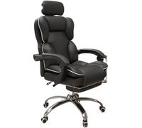 PLJKIHED Sedie manageriali, La Sedia del Computer può Regolare la Sedia da Gioco dal Vivo Sedia Girevole per Mobili da Ufficio (Colore : With Footrest6) Stabilize