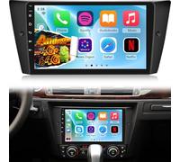 PLKEQS [4 64G] Autoradio per B-MW Serie 3 328i 335i 325i 2005-2011 (E90/E91/E92/E93) con Carplay e Android Auto - Autoradio Android per Auto con Schermo Touch 9" - GPS/WiFi/EQ/SWC/Camera,K6 PRO