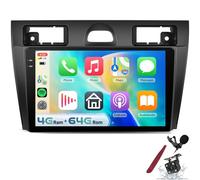 PLKEQS 4G 64G per F-ORD Fiesta Radio 2002-2008 Stereo Auto con DSP Carplay Android Auto, Touchscreen Incell da 9" 1280P Radio Fiesta Carplay Bluetooth 5.0 GPS FM/RDS Mirrorlink SWC Fotocamera,K2 PRO