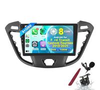 PLKEQS 6G 128G per F-ORD Transit Custom Tourneo 2013-2021 Autoradio Android 15 con Wireless CarPlay e Android Auto, Autoradio da 9 Pollici con Schermo Touch, GPS Bluetooth FM RDS WiFi SWC,Y3