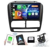 PLKEQS 8-Core [4G+64G] Android 14 Car Radio Navi per F-iat Doblo (2010-2015) O-pel Combo (2011-2018) 9" schermo radio con Carplay e Android Auto navigazione GPS con Bluetooth HIFI 5G-WiFi SWC MIC