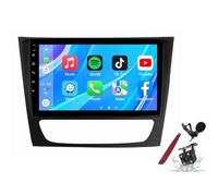 PLKEQS Android 14 Autoradio Navi per B-Enz Class E W211 (2005-2010) Lettore multimediale Touchscreen da 9 Pollici con Navigazione GPS Carplay Wireless FM RDS Bluetooth 5G-WiFi SWC DSP,M400s