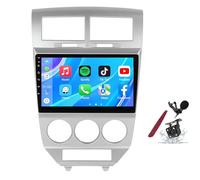 PLKEQS Android 14 Autoradio per D-odge Calibro (2007-2010) 9" Touchscreen Lettore multimediale con Wireless Carplay GPS Navigazione FM RDS Bluetooth 5G-WiFi SWC DSP,M600s