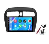 PLKEQS Android 14 Autoradio per M-itsubishi Mirage Attrage (2012-2018) Lettore multimediale Touchscreen da 9" con Navigazione GPS Carplay Wireless FM RDS Bluetooth 5G-WiFi SWC DSP,M120s
