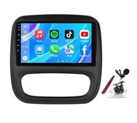 PLKEQS Android 14 Autoradio per O-pel Vivaro B/R-enault Trafic 3 (2014-2021) Lettore multimediale Touchscreen da 9" con Navigazione GPS Carplay Wireless FM RDS Bluetooth 5G-WiFi SWC DSP,M300s