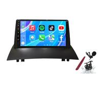 PLKEQS Android 14 Autoradio per R-enault Megane (2002-2009) Lettore multimediale Touchscreen da 9" con Navigazione GPS Wireless Carplay FM RDS Bluetooth 5G-WiFi SWC DSP,M400s