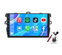 PLKEQS Android 14 Autoradio per T-oyota Corolla (2007-2011) 9" Lettore multimediale Touchscreen con Wireless Carplay 2 DIN GPS SAT Navigazione FM RDS Bluetooth 5G-WiFi SWC DSP,M120s