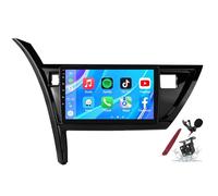 PLKEQS Android 14 Autoradio per T-oyota Corolla Auris (2013-2016) Lettore multimediale Touchscreen da 9" con Wireless Carplay 2 DIN GPS SAT Navigazione FM RDS Bluetooth 5G-WiFi SWC DSP,M200s