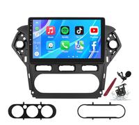 PLKEQS Android 14 Autoradio Stereo per F-ORD Mondeo (2010-2014) 9" Lettore multimediale Touchscreen con Wireless Carplay GPS Navigazione FM RDS Bluetooth 5G-WiFi SWC DSP,M150s