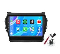 PLKEQS Android 14 Autoradio Stereo per H-yundai IX45 Santa Fe (2013-2017) 9" Lettore multimediale Touchscreen con Wireless Carplay GPS Navigazione FM RDS Bluetooth 5G-WiFi SWC DSP,M600s