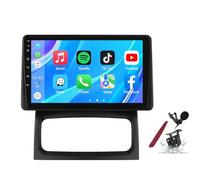 PLKEQS Android 14 Autoradio Stereo per R-enault Clio 2 (2000-2012) 9" Lettore Multimediale Touchscreen con Wireless Carplay 2 DIN GPS SAT Navigazione FM RDS Bluetooth 5G-WiFi SWC DSP,M200s