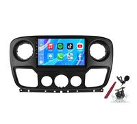 PLKEQS Android 14 Autoradio Stereo per R-enault Master 3 (2011-2021) Lettore Multimediale Touchscreen da 9" con Wireless Carplay 2 DIN GPS SAT Navigazione FM RDS Bluetooth 5G-WiFi SWC DSP,M600s