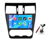 PLKEQS Android 14 Autoradio Stereo per S-ubaru Forester WRX STI (2016-2018) Lettore multimediale Touchscreen da 9" con Navigazione GPS Carplay Wireless FM RDS Bluetooth 5G-WiFi SWC DSP,M500s