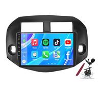 PLKEQS Android 14 Autoradio Stereo per T-oyota RAV4 (2007-2011) 9" Lettore multimediale Touchscreen con Wireless Carplay 2 DIN GPS SAT Navigazione FM RDS Bluetooth 5G-WiFi SWC DSP,M600s