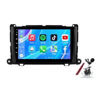 PLKEQS Android 14 Autoradio Stereo per T-oyota Sienna XL30 (2010-2014) 9" Lettore Multimediale Touchscreen con Wireless Carplay 2 DIN GPS SAT Navigazione FM RDS Bluetooth 5G-WiFi SWC DSP,M700s