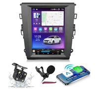 PLKEQS Android 14 Car Radio Navi per F-ORD Mondeo (2013-2017) 9.7" Lettore multimediale a Schermo Verticale con Navigazione GPS Senza Fili Carplay Bluetooth 5.0 HiFi FM Radio 5G-WiFi SWC,M700s