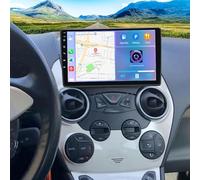 PLKEQS Autoradio 4 64G per F-ORD KA 2008-2014 con Carplay Wireless, Schermo Touch 9" 2K, Android 15, Radio Auto Double DIN con GPS SAT Navi, Bluetooth, FM RDS, Fotocamera, WiFi, SWC,K4 PRO