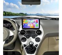 PLKEQS Autoradio 4 64G per F-ORD KA 2008-2014, Radio Auto Android con Carplay Wireless, Android Auto, Navigazione GPS da 9 Pollici con Bluetooth, WiFi, FM RDS, SAT Navi, SWC, Fotocamera Mic,K2 PRO