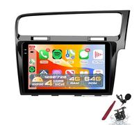 PLKEQS Autoradio 4G 64G per VW G-olf MK7 2013-2018 CarPlay Android Auto, Android 15 Radio Auto Schermo Touch in-Cell 10,1''/GPS/Bluetooth 5.0/FM RDS/EQ/Wi-Fi/Mirror Link, Telecamera,K3 PRO