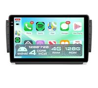 PLKEQS Autoradio 6G 128G per P-eugeot 208 2008 2012-2018 CarPlay Android Auto, Android 15 Radio Auto Schermo Touch in-Cell da 9''/GPS/Bluetooth 5.0/FM RDS/EQ/Wi-Fi/Telecamera Posteriore,Y3